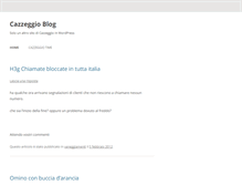 Tablet Screenshot of cazzeggioblog.it